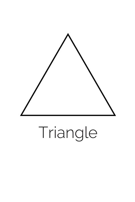 printable triangle