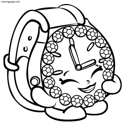 pin  shopkins coloring pages
