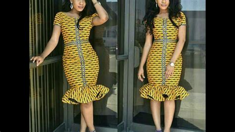 Robe courte africaine de soirÃ©e - YouTube