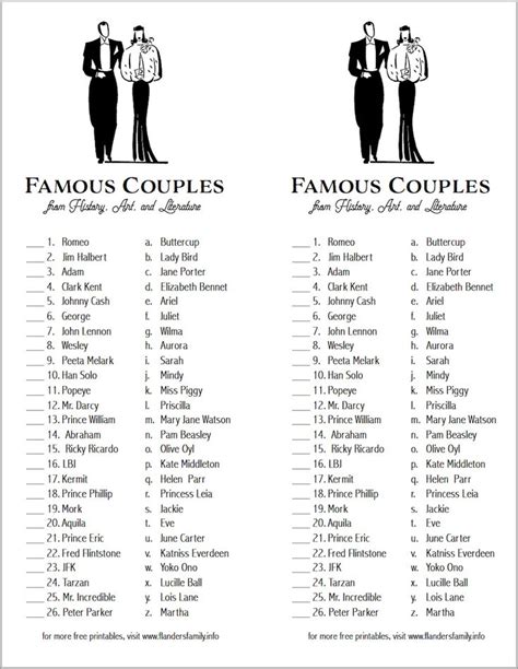 printable game  bridal showers  valentine parties famous