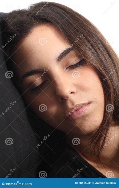 Beautiful Girl Sleeping Portrait Stock Image Image Of Beautiful