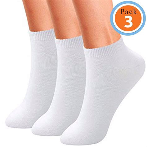 fashio women s white cotton ankle athletic sports socks ebay
