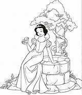 Schneewittchen Malvorlage Zwerge Junior Malvorlagen Prinzessin Pintar Legais Kinderbilder Neige Pozo Colorkid sketch template