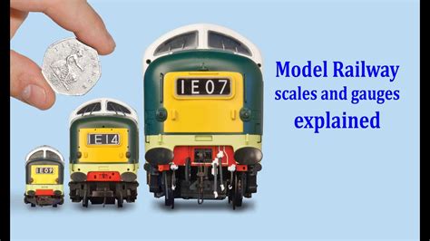 guide  model railway scales gauges youtube