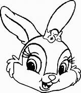 Bunny Coloring Face Easter Pages Head Ears Mickey Mouse Printable Template Sketch Drawing Cute Thumpers Miss Getcolorings Color Clipart Sisters sketch template