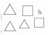 Triangulos Cuadrados sketch template