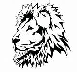 Lion Head Clipart Face Line Clip Coloring Stencil Cliparts Drawing Lions Outline Pages Realistic Library Lioness Printable Basketball High Varsity sketch template