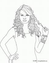 Swift Taylor Coloring Pages Curly Hair Printable Print Color Sketches Book Getcolorings Coloriage Template Album Gomez Selena People Comments Detailed sketch template