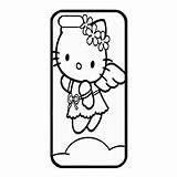 Amazon Coloring Iphone Case Kitty Hello Cases Pages sketch template