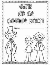 Chocolate Charlie Factory Cover Activities Crafts Drama Dahl Roald Vocabulary Grade School Literacy Books Colouring Coloring Wonka Comprehension Pages Printable sketch template