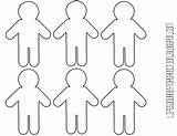 Cut People Printable Paper Cutouts Cutout Person Template Girl Figures Boy Templates Cliparts Clipart Kids Outs Doll Lds Sharing August sketch template