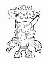 Coloring Pages Brawl Stars Crow Printable sketch template