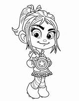 Wreck Vanellope Schweetz sketch template