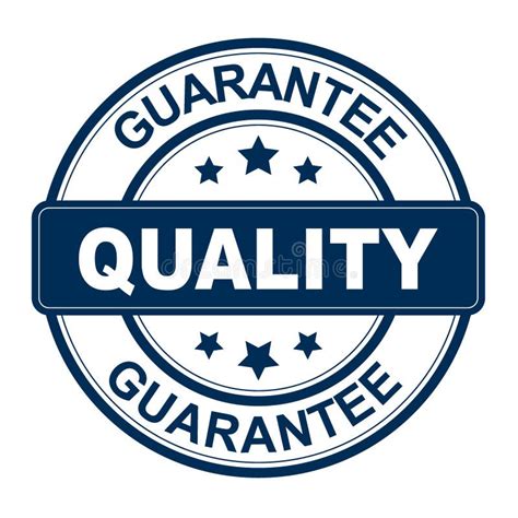 selo da garantia de qualidade ilustracao  vetor ilustracao de seguro venda