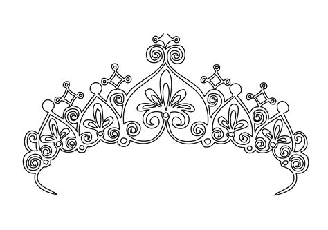 simple tiara drawing  getdrawings