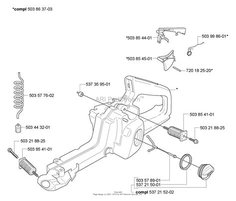 Husqvarna 340 Chainsaw Parts Diagram