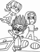 Masks Coloriage Pyjamask Pijamask Villain Bestof Luxe sketch template