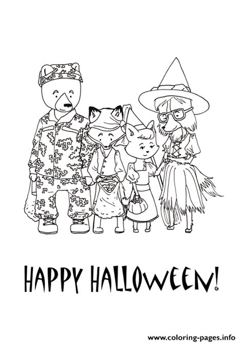 halloween happy halloween coloring page printable