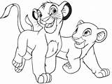 Kiara Simba Coloring Pages Printable Lion King Categories sketch template