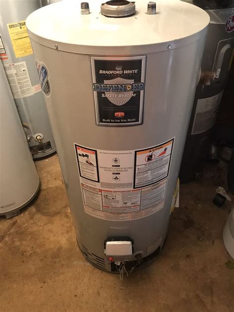 bradford white  gallon short gas hot water heater   installed  delivered   fee
