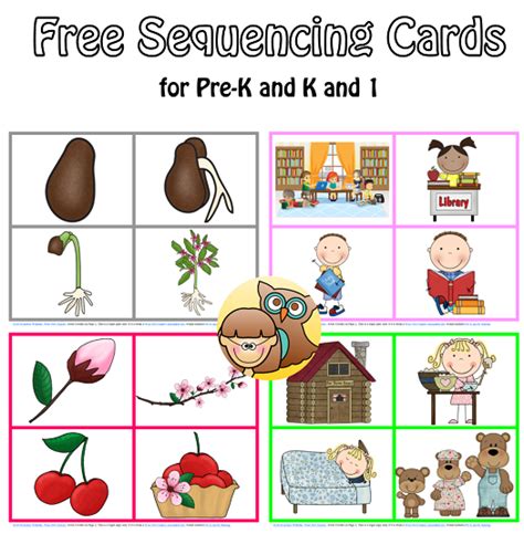 printable sequencing cards  activities  preschoolers