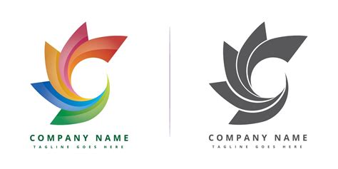 colorful circle company logo design vector  okanmawon codester