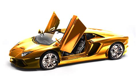 gold plated lamborghini model car  set    million huffpost