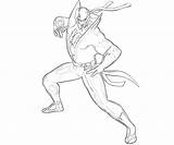 Marvel Fist Capcom Library sketch template