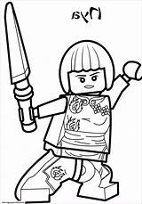 Coloring Ninjago Nya Lego Pages Kids Ninja Jay Colouring Girl sketch template