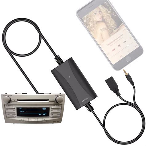 appscar car stereo aux input adapter auxiliary mp kit usb charger port  generation