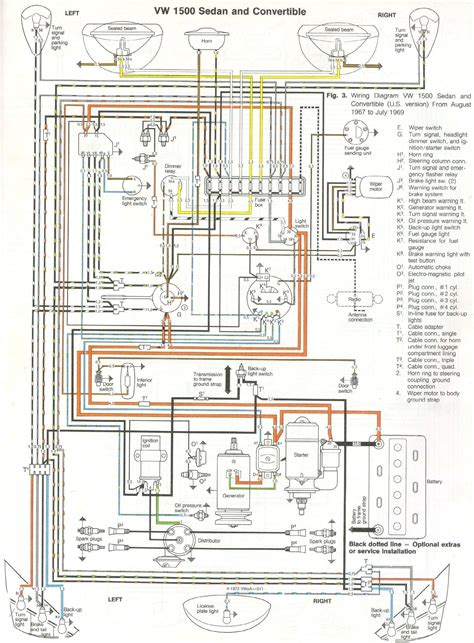 volkswagen super beetle wiring diagram enthusiast wiring diagrams volkswagen beetle vw