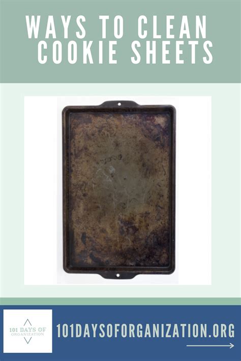 cookie sheets     clean cookie sheets diy