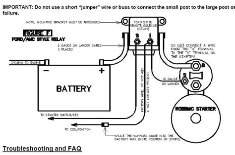 ford mini starter wiring diagram