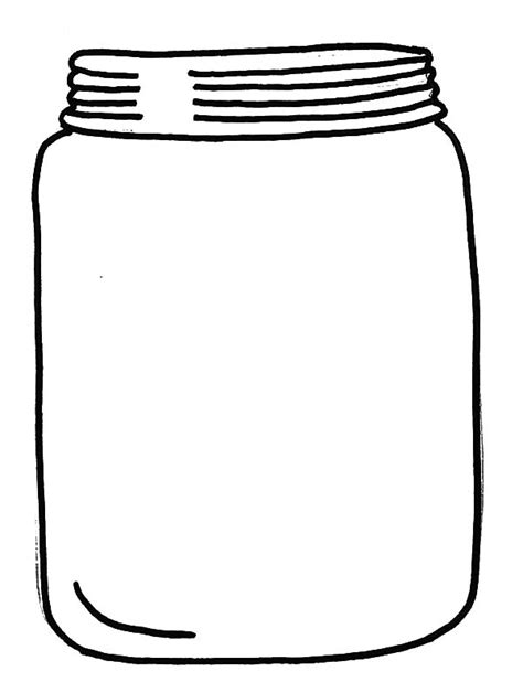 jar coloring pages printables coloring pages