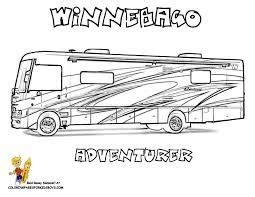 rv camper coloring pages sketch coloring page