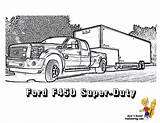 Coloring Truck Pages Ford Pickup sketch template