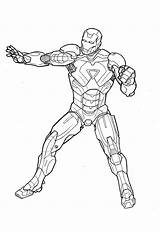 Ironman Coloring Pages Man Aquaman sketch template