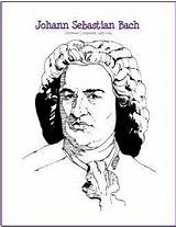 Bach Johann Composer Makingmusicfun sketch template