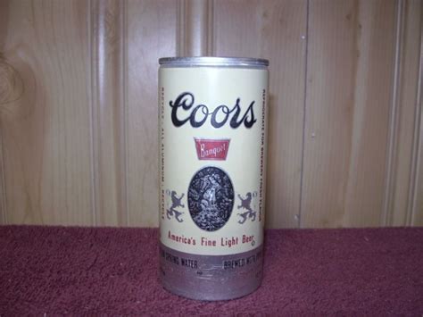 Coors Banquet Beer Can Adolph Coors Co Golden Co Punch Top
