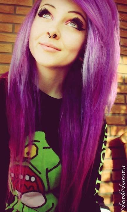 purple scene girl hair emo scene hair emo hair hair hair scene