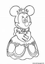 Minnie Mouse Coloring Pages Mickey Disney Printable Drawing Kids Queen Outline Bow 1209 Print Birthday Princess Face Surfing Color Games sketch template