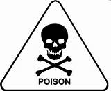 Poison Clipart Cliparts Danger Library Crossbones Skull sketch template