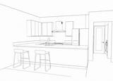 Kitchen Templates 3d Sketch Interior Designs Print Architecture Set Concept Tips Island Rendering Professional Agcaddesigns Cad sketch template