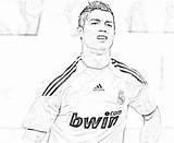 Ronaldo Cristiano Coloring Pages Sketch Drawing Colouring Sport Color Messi Print Getdrawings Portugal School Male Crafts Diy Juventus Sports sketch template