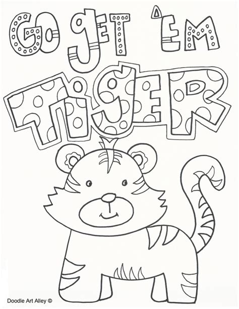 job coloring pages doodle art alley