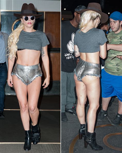 Lady Gaga’s ‘perfect Illusion’ Outfit — Recycles Sheer Hot Pants From