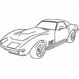 Corvette Coloring Pages Draw Drawing Cars Chevrolet Sketch Stingray Mustang Car Z06 Colouring Drawings Kidsplaycolor Kids Race Bmw Zr1 Color sketch template