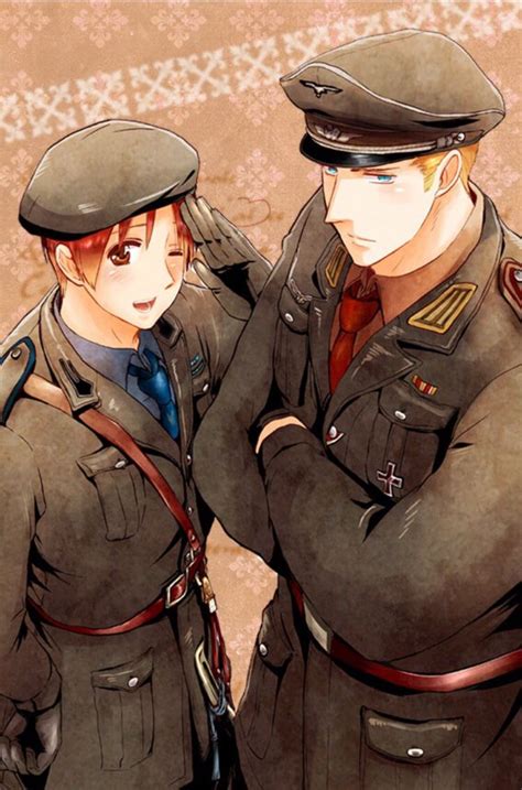 Hetalia World War 2 Italy And Germany With Images