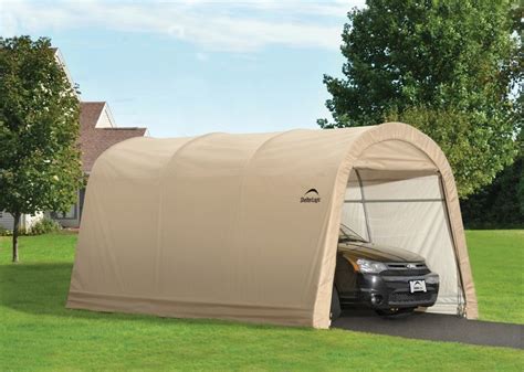 portable car garage   box xx shelter logic temporary car storage tent carport canopy