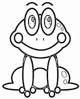 Coloring Frog Wecoloringpage sketch template